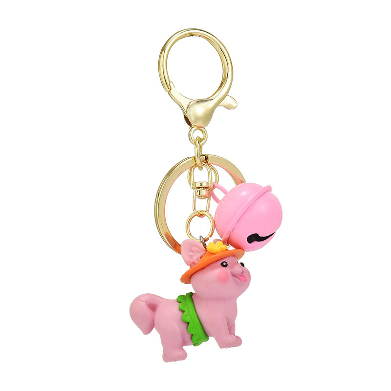 wholesale Resin Cartoon Puppy Keychain